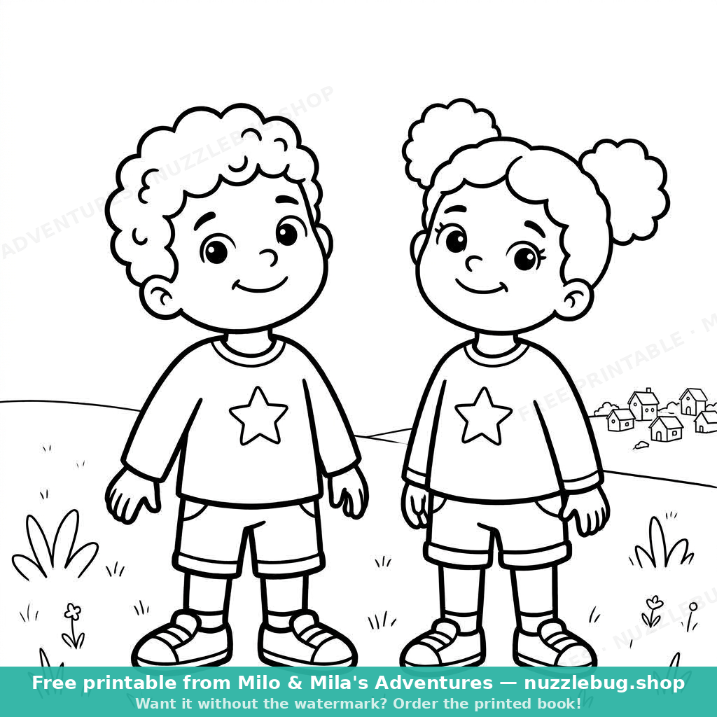 The Mystery Begins coloring page