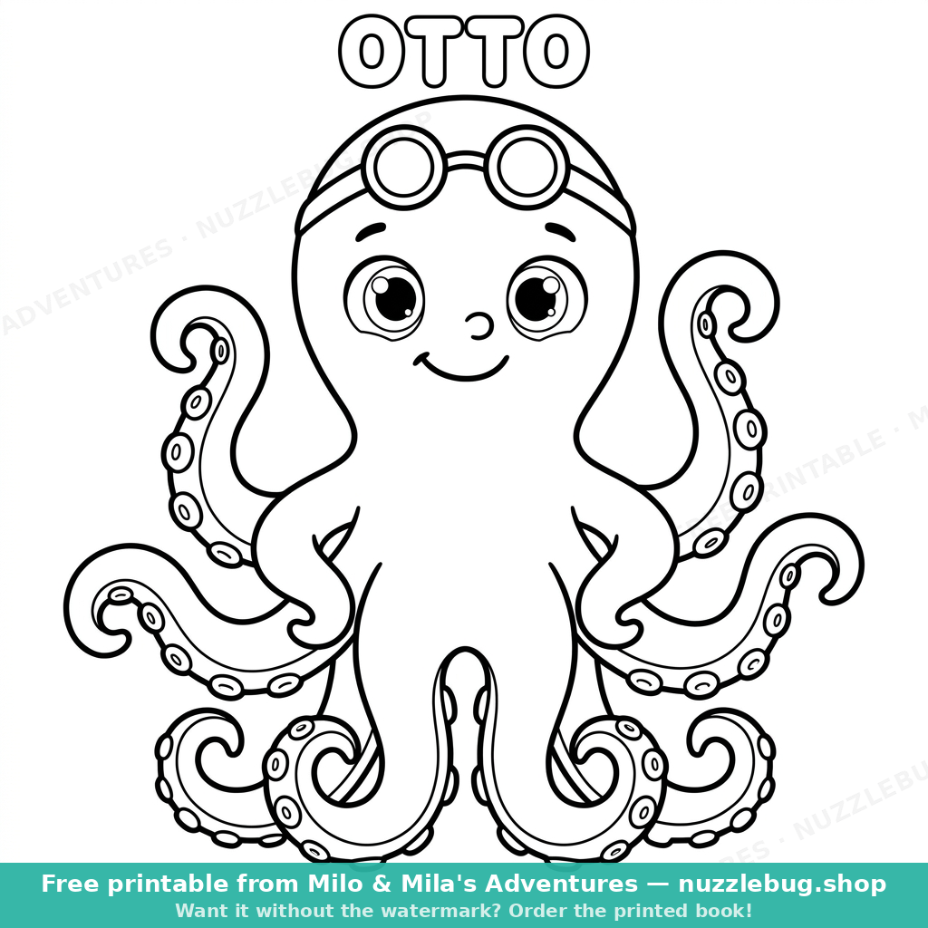 Otto coloring page