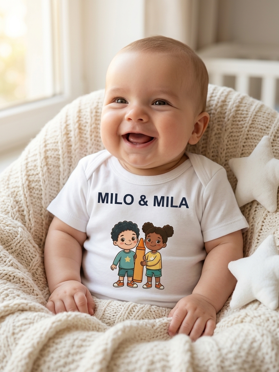 Milo & Mila Baby T-Shirt