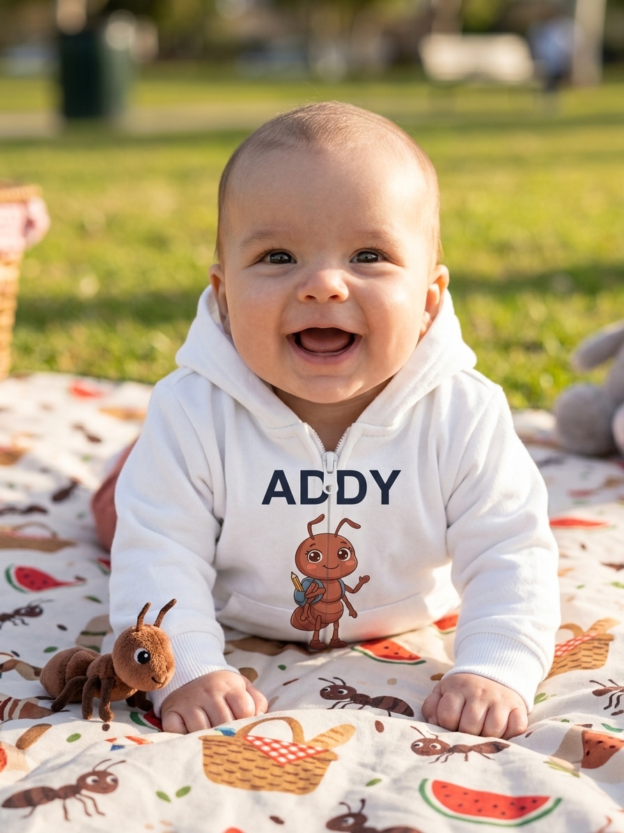 Addy Baby Zip Hoodie