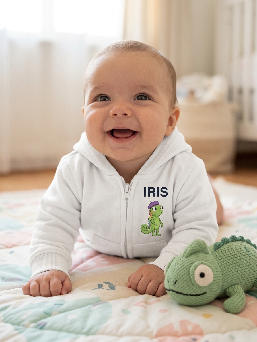 Iris Baby Zip Hoodie