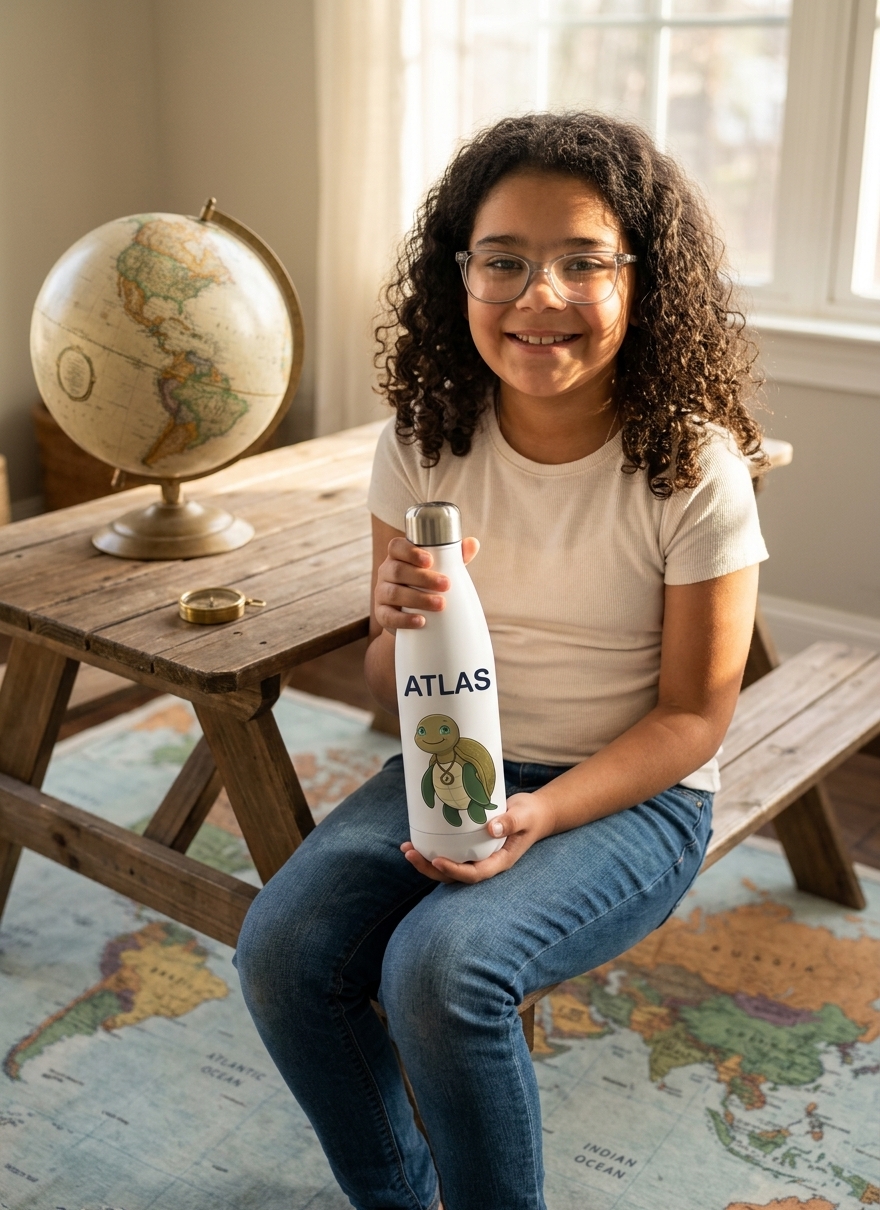 Atlas Kids Water Bottle (17 oz)
