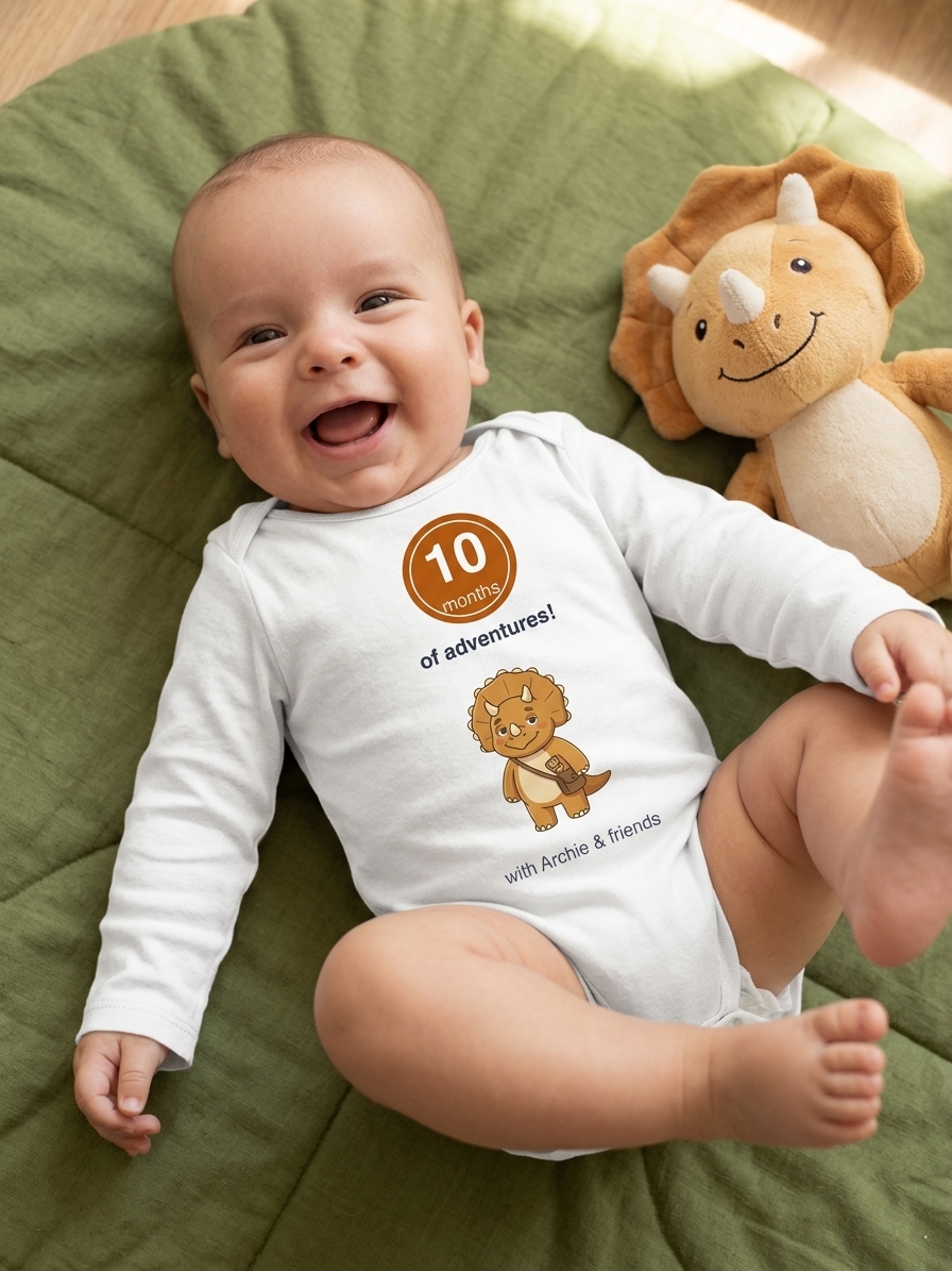 Month Ten Milestone Onesie