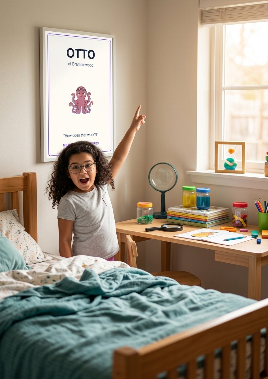 Otto Bedroom Poster (A3)