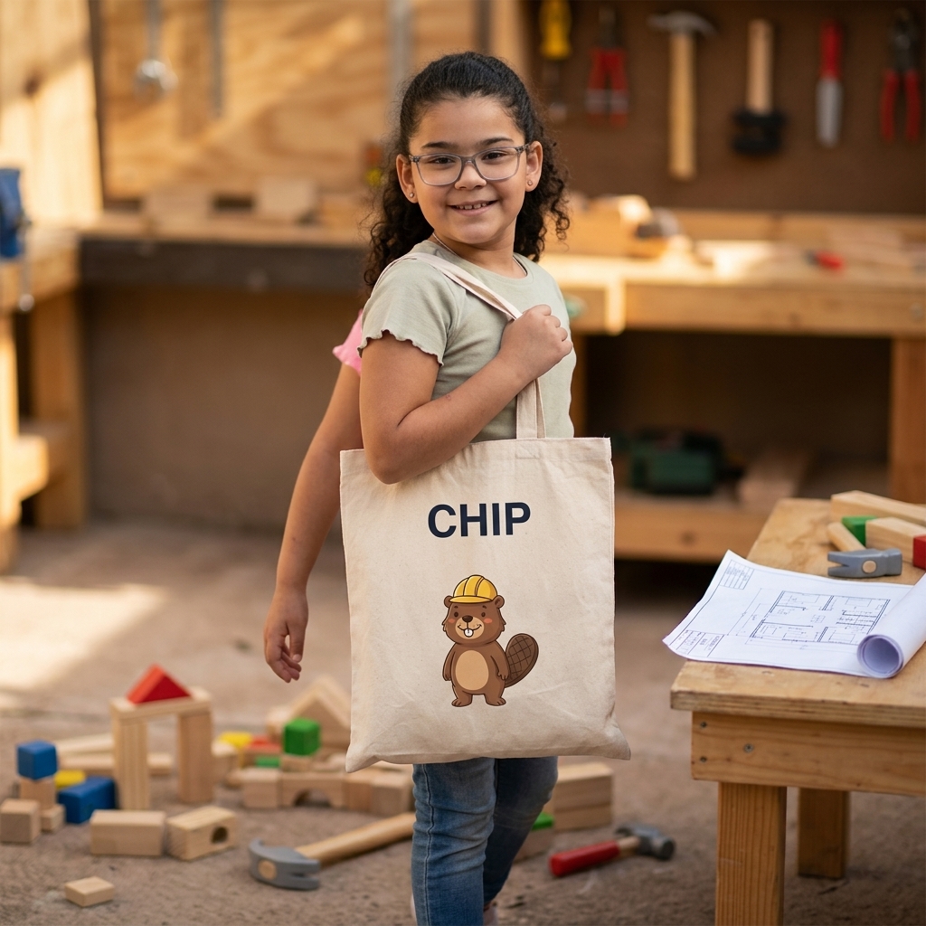 Chip Library Tote Bag
