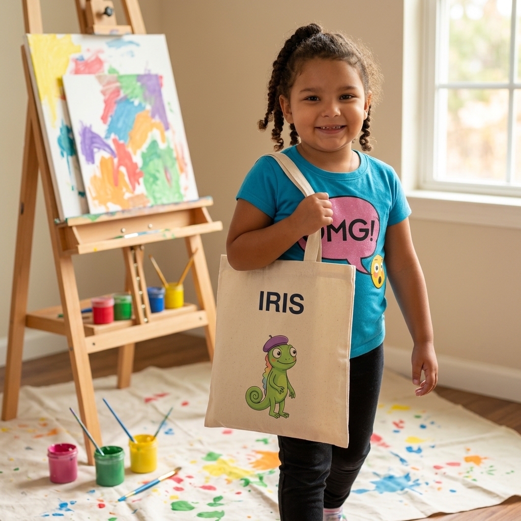 Iris Library Tote Bag