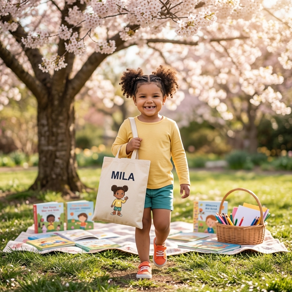 Mila Library Tote Bag