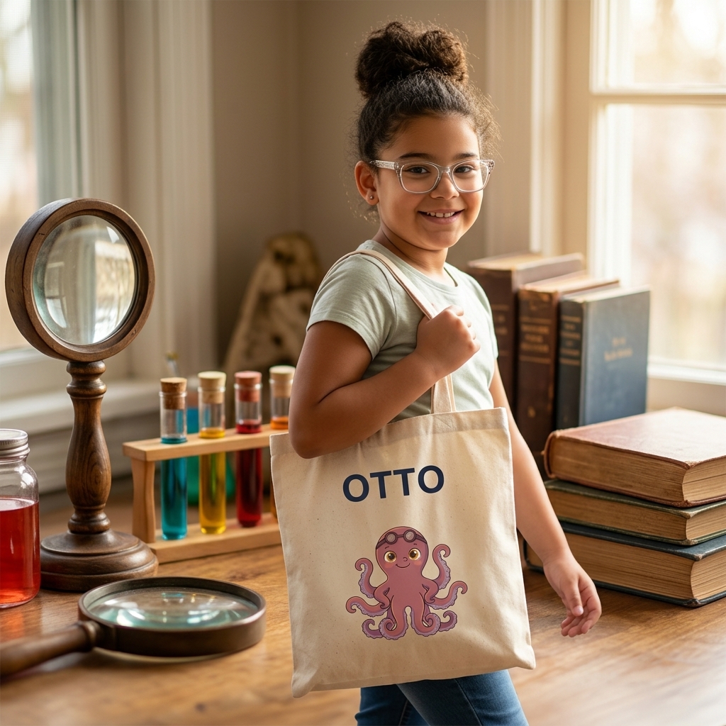 Otto Library Tote Bag