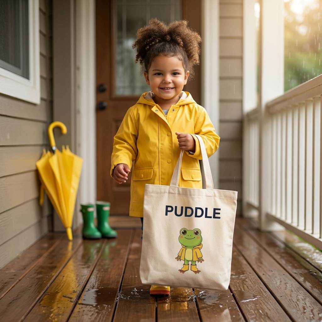 Puddle Library Tote Bag